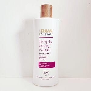 🔮3/$15 Raw Sugar Simply Body Wash Pineapple + Maqui Berry + Coconut